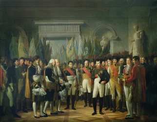 Napoleon I (1769-1821) Receiving the Deputies of the Conservative Senate at the Royal Palace in Berlin, 19th November 1806
